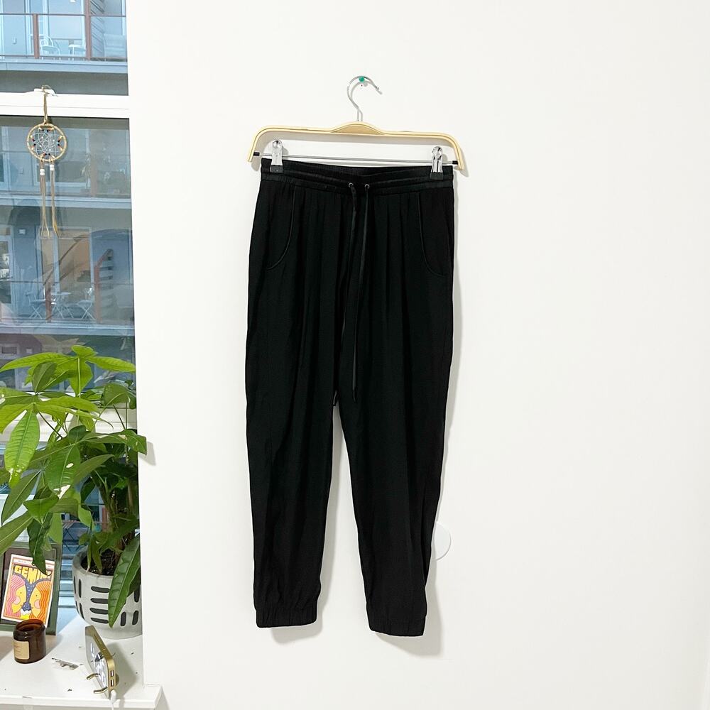 Ramy Brook Black Silk Pants Size Small